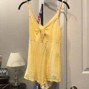 Pacsun XS yellow romper
